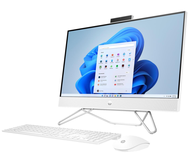 HP 24 AiO Ryzen 5-5500/16GB/512/Win11 White - 736667 - zdjęcie 3